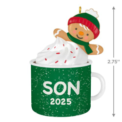 Son Gingerbread Boy in Mug 2025 Keepsake