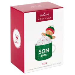 Son Gingerbread Boy in Mug 2025 Keepsake