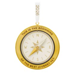 The Best Journey 2026 Metal Keepsake Ornament