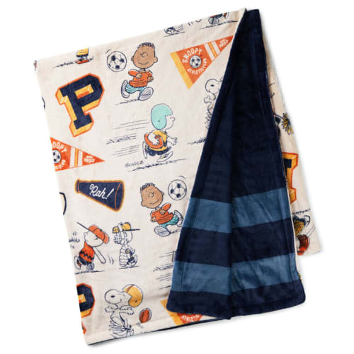Peanuts Athletic Club 2-Sided Throw Blanket