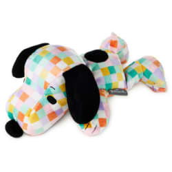Peanuts® Pastel Patchwork Floppy Snoopy Plush