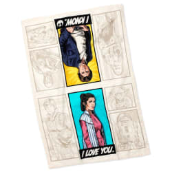 Star Wars™ Han Solo™ and Princess Leia™ Tea Towel