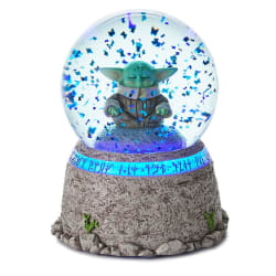 Star Wars: The Mandalorian™ Grogu™ in Meditation Snow Globe With Light and Sound