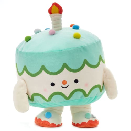 Birthday Cake With Candle Plush With Sound and Motion