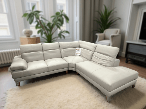 Italian Leather Sectional