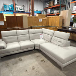 Italian Leather Sectional