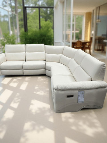Reclining Italian Leather Sectional