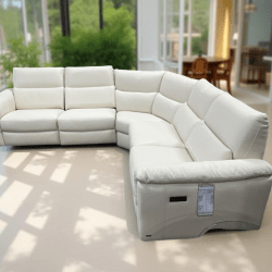 Reclining Italian Leather Sectional