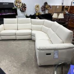 Reclining Italian Leather Sectional