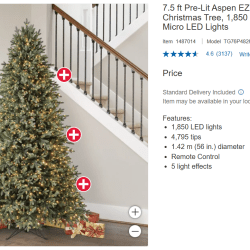 7.5 Ft Christmas Tree