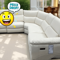 Reclining Italian Leather Sectional