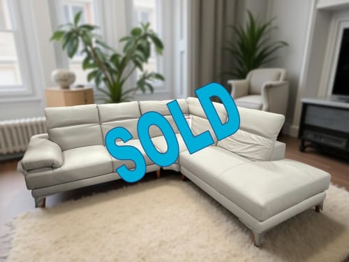 Italian Leather Sectional