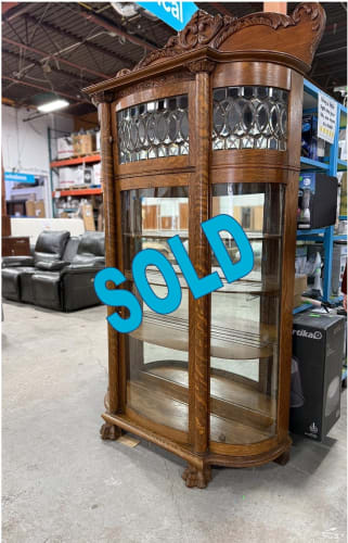 Antique Glass Cabinet