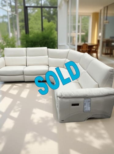 Reclining Italian Leather Sectional