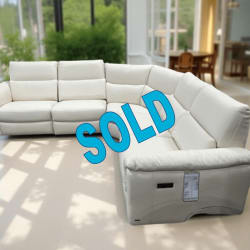 Reclining Italian Leather Sectional