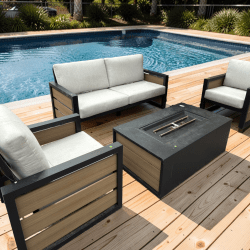 Patio Set w/ Fire Table
