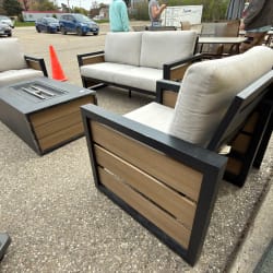 Patio Set w/ Fire Table