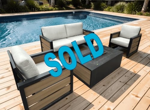 Patio Set w/ Fire Table