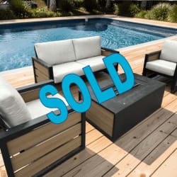 Patio Set w/ Fire Table