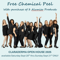 Free Chemical Peel<br /><small>with purchase of 3 Alumier Products</small>