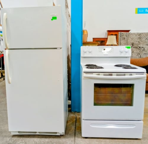 FRIDGES & OVENS (prices as marked)