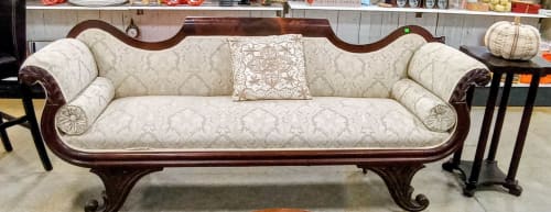 vintage setee  (square cushion not incl.)