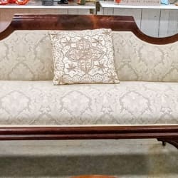 vintage setee  (square cushion not incl.)