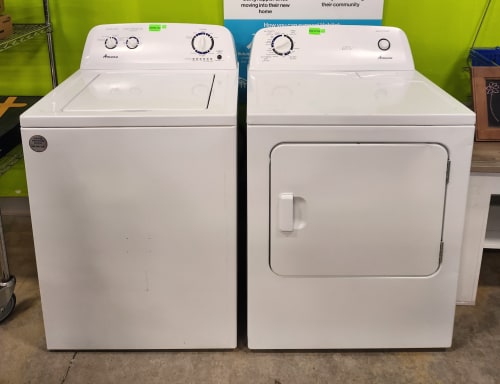 Washer and dryer (assorted-prices as marked)