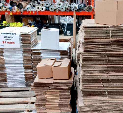 Cardboard boxes