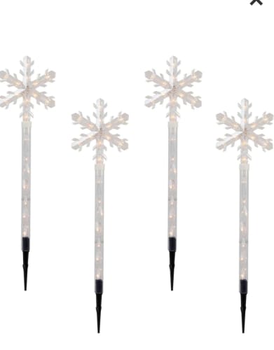 Snowflake Pathway Markers