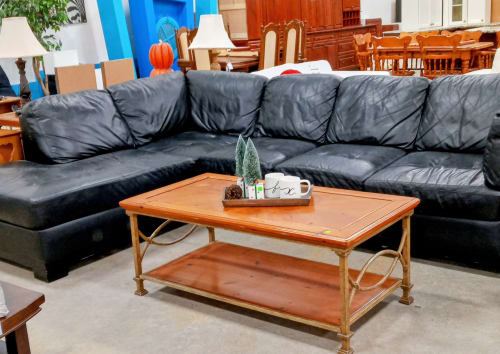 Black sectional sofa