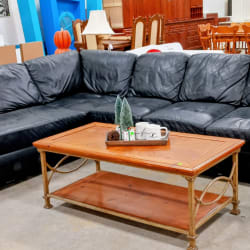 Black sectional sofa