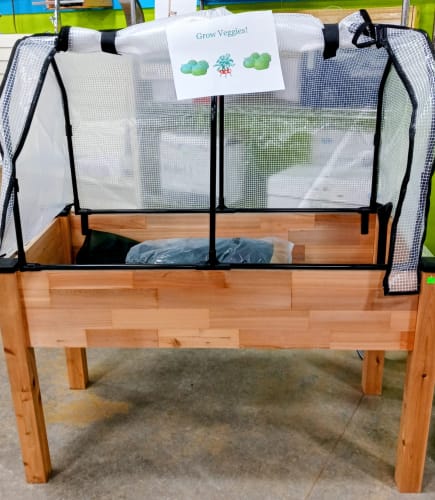 Greenhouse & veggie cover combo