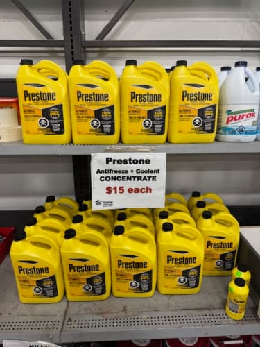 Prestone Antifreeze + Coolant CONCENTRATE