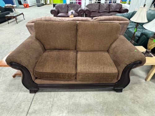 Brown Loveseat