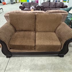 Brown Loveseat