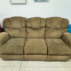 Green Fabric Recliner