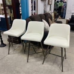 White Bar Stools (sold seperately)