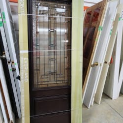 32-inch x 80-inch x 4-9/16-inch  Fiberglass Prehung Front Door