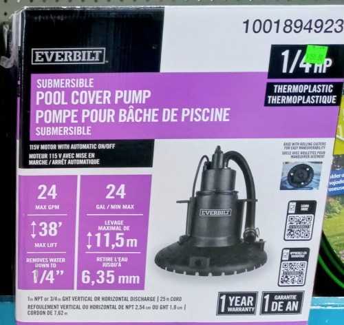 Submersible Pool Cover Pump