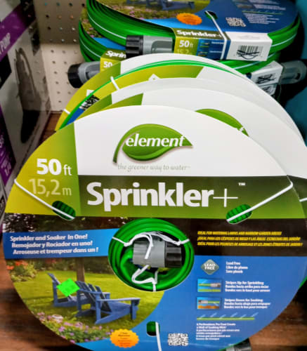 Sprinkler & soaker garden hose