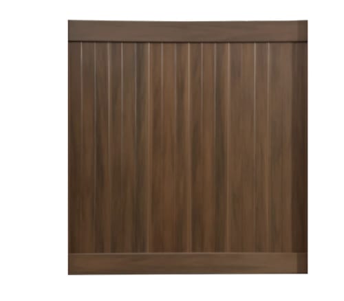6' x 6' Woodgrain Fence Panel