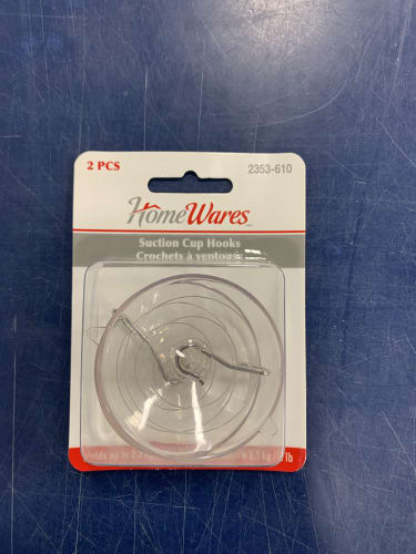 Suction Cup Hooks - special case sale (72 pieces) $50/case