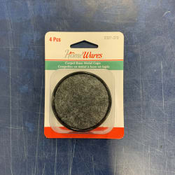 Carpet Base Metal Hooks - special case sale (72 pieces) $50/case