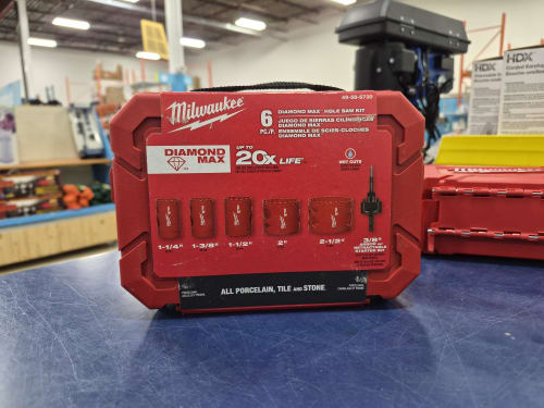 Milwaukee Diamond Max 6 Piece Hole Saw Kit