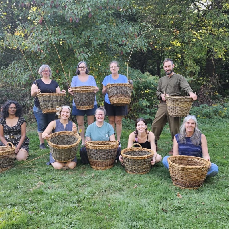 a Bushel Basket / Hamper Workshop (two day course September 13th and 14th, 2025)