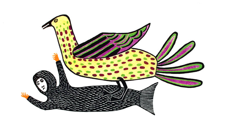 Sedna With Spotted Bird