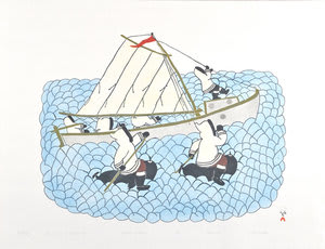 Hunters Pursue Drifting Boat
