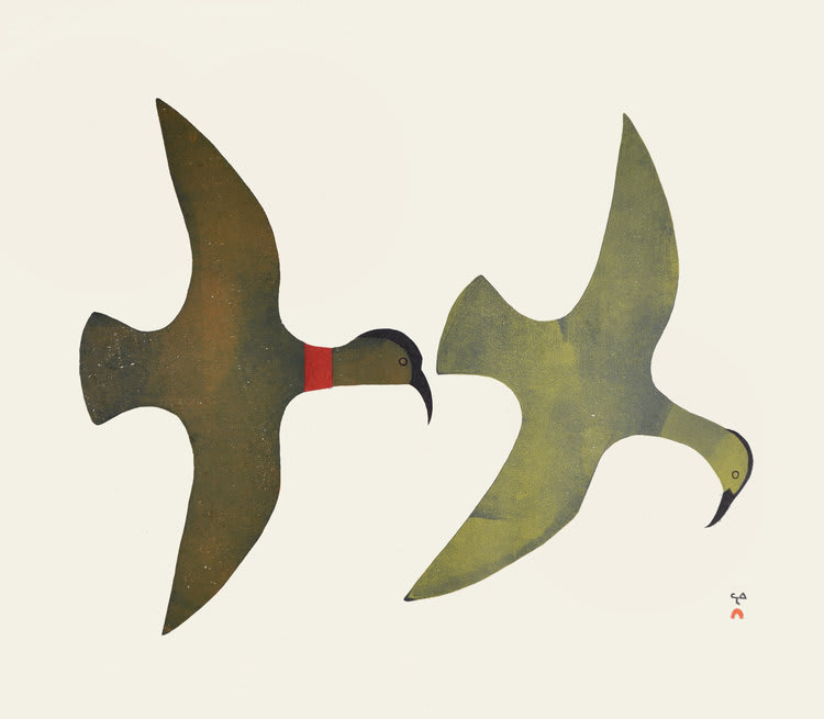 Birds In Silhouette
