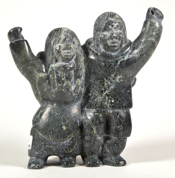 Couple Waving
